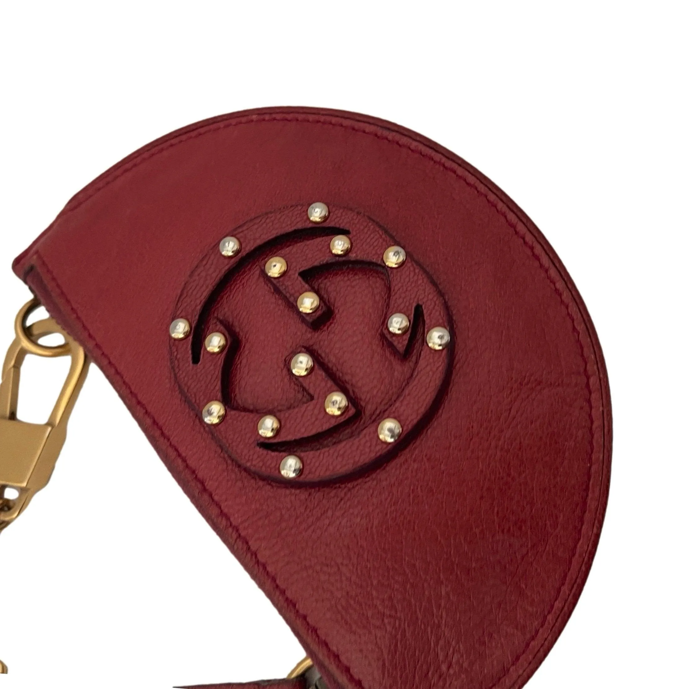 Gucci Red Micro Chain Bag