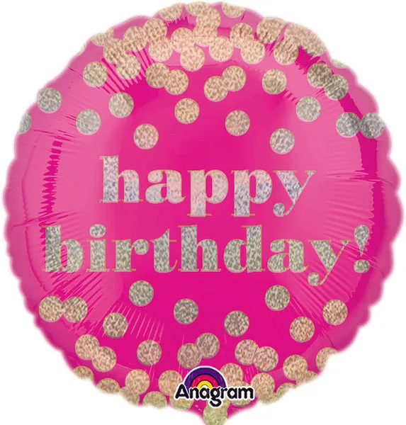 Happy Birthday Balloons - Foil