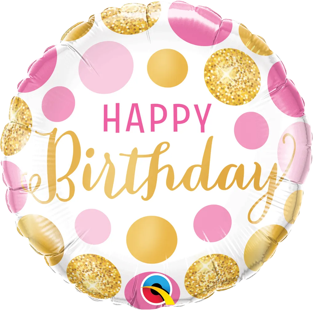 Happy Birthday Balloons - Foil