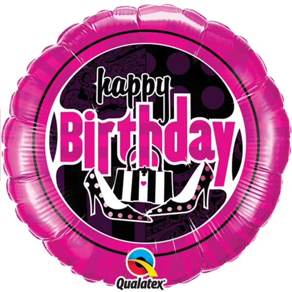 Happy Birthday Balloons - Foil