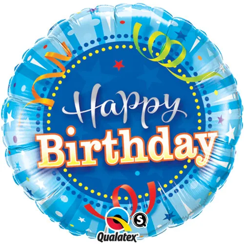 Happy Birthday Balloons - Foil