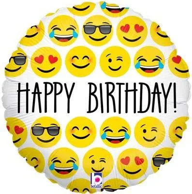 Happy Birthday Balloons - Foil