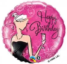 Happy Birthday Balloons - Foil