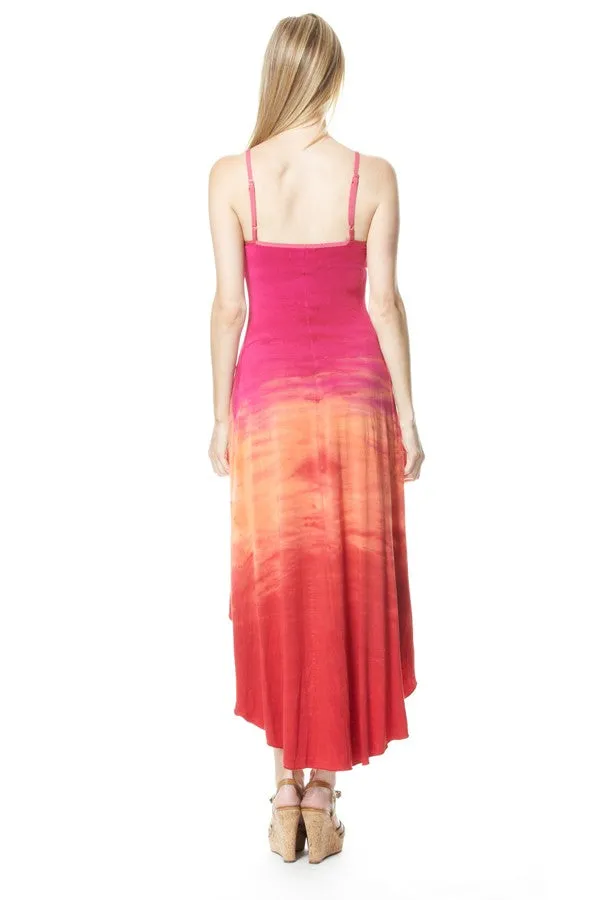 Hi-lo Scoop Keyhole Dress
