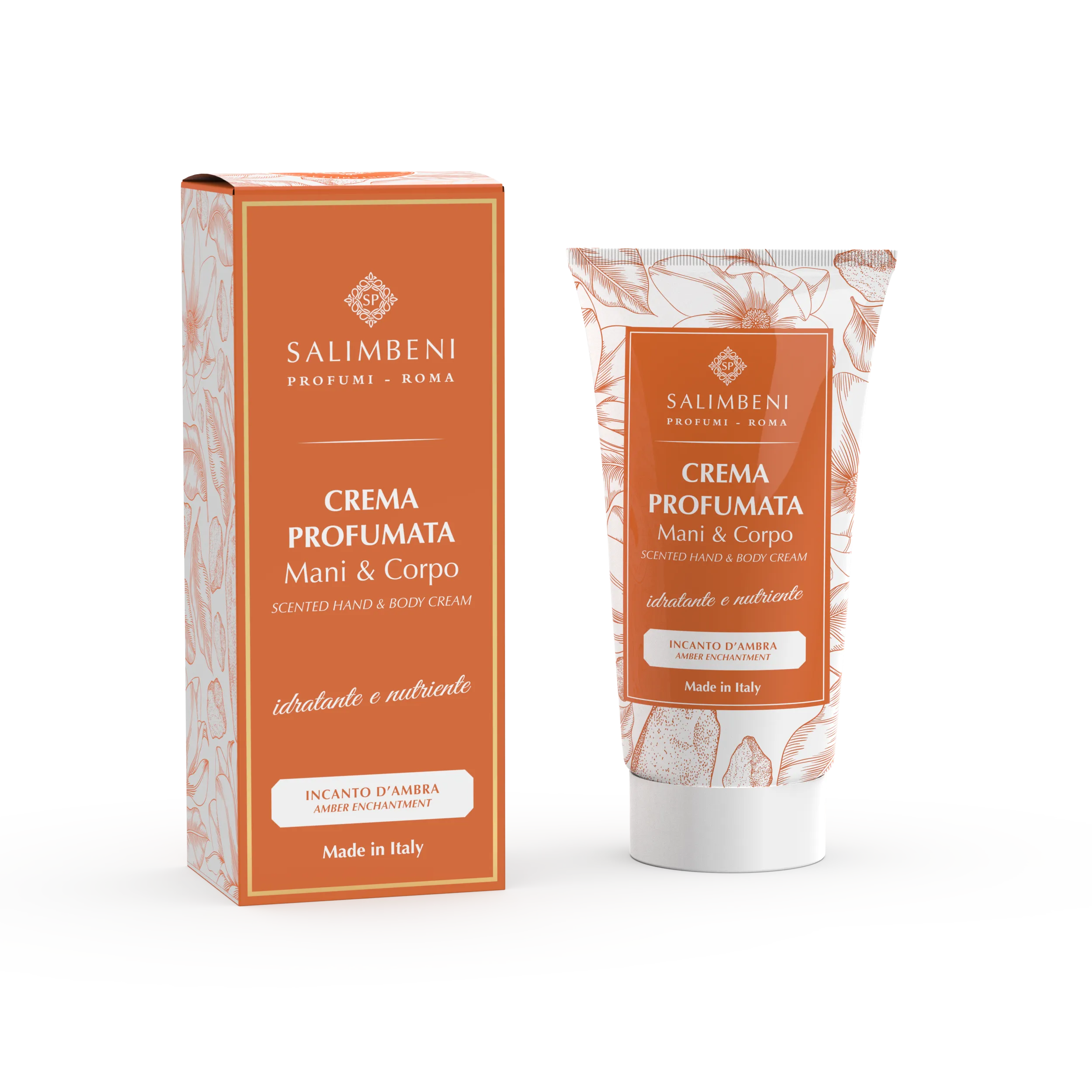Incanto d'Ambra - Crema Profumata Mani & Corpo 50ml