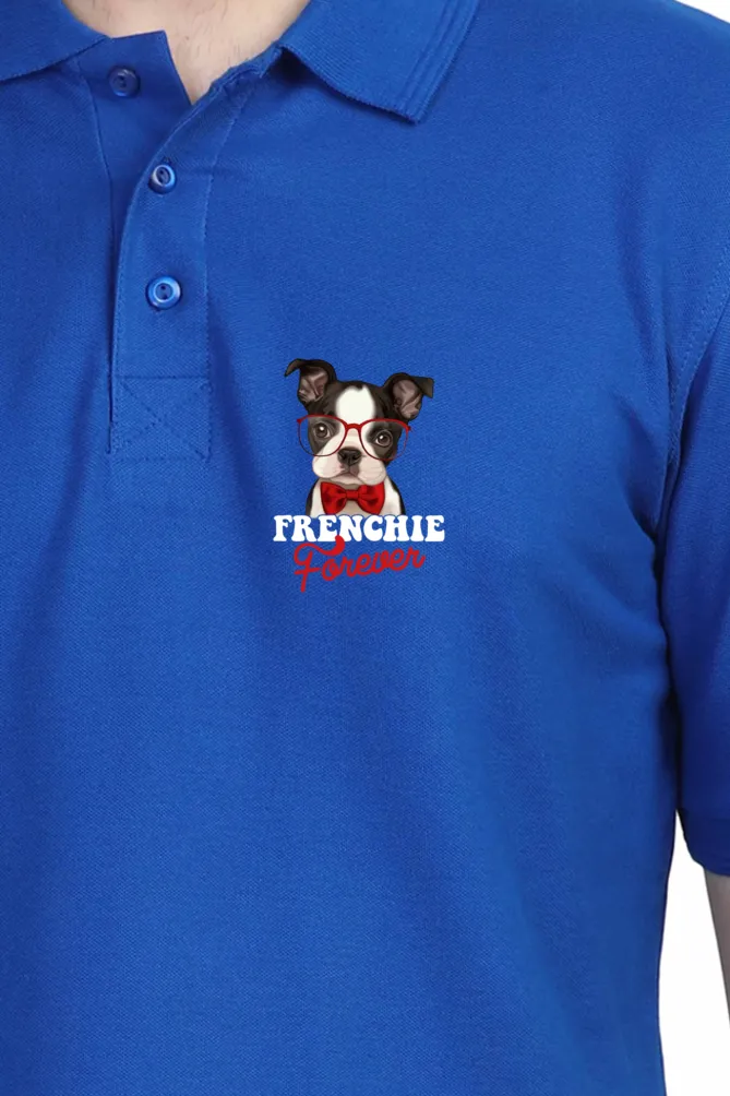 Polo Neck T-Shirt (Men) - Barking Bowtie  (6 Colours)