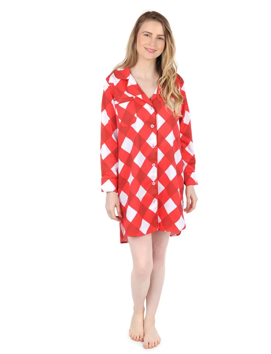 Red Buffalo Check Night Shirt