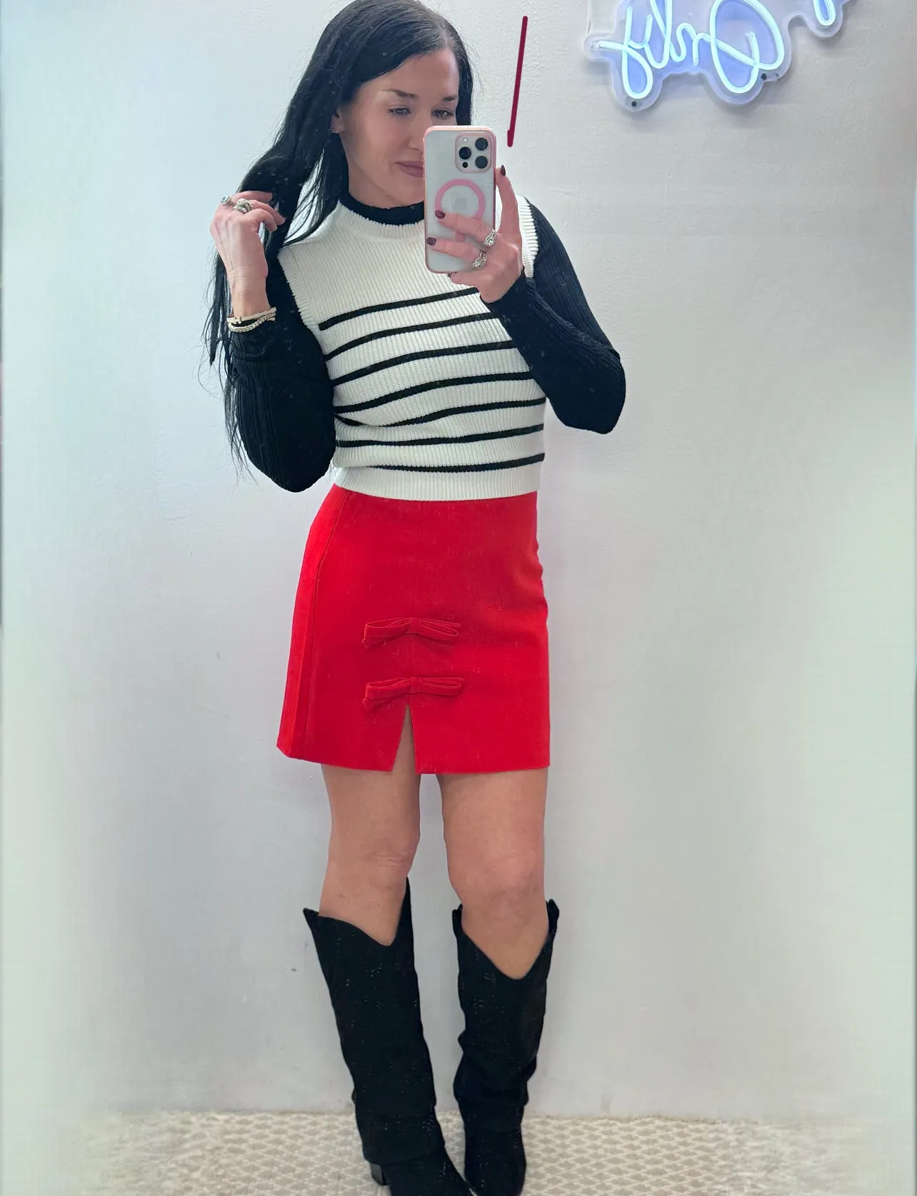 Sarah Stripe Sweater Vest
