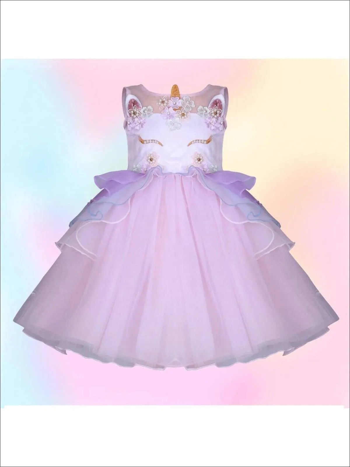 Sweet Unicorn Magic Party Tutu Dress Costume