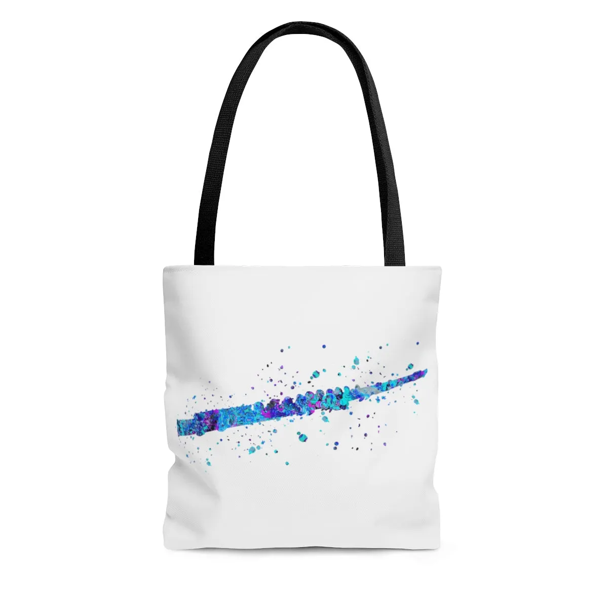 Watercolor Flute  Tote Bag
